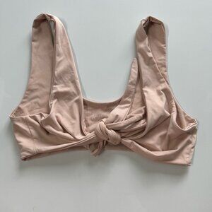 Four Three Seven Kenzie Bikini Light Peach Top Size Small
